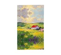 Bandiere da giardino rosse per esterni - Bandiere con disegni floreali, bandiera esterna per decorazione da giardino