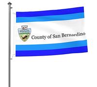 Bandiere Da Giardino San Bernardino County, California Bandiera Da Cortile Durevole Banner Giardino Lavabile Outdoor Bandiera Per Cortile Feste Giardino 90X150 CM