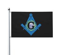 Bandiere Da Giardino South Dakota Mason Masonic Freemasonstable Bandiere Decorative Premium Bandiera Da Cortile Impermeabile Banner Giardino Per Esterna Interno Giardino 90X150 CM