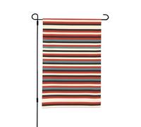 Bandiere da giardino stagionali a righe alla moda su entrambi i lati, 30,5 x 45,7 cm, decorazione per Pasqua e San Patrizio
