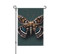 Bandiere da giardino stagionali belle falene per esterni, resistenti su entrambi i lati, decorazione per le vacanze