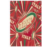 Bandiere da giardino stagionali decorative su entrambi i lati bandiera per casa patio prato vacanza decorazione casa vintage italiano rosso 30,5 x 45,7 cm