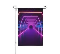 Bandiere da giardino su entrambi i lati, 30 x 45 cm, bandiere stagionali di benvenuto per esterni, luci al neon, tunnel, bandiera da giardino, primavera, estate, piccole bandiere per decorazioni