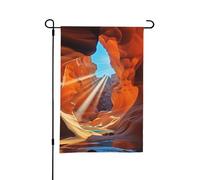 Bandiere da giardino su entrambi i lati, 30 x 45 cm, per esterni, antilope, canyon, bandiere da giardino, primavera, estate, piccole bandiere per decorazioni esterne, cortile, prato, patio, fattoria