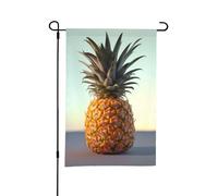 Bandiere da giardino su entrambi i lati, 30 x 45 cm, stagionale, benvenuto, cortile, bandiera per esterni, ananas, frutta, bandiera da giardino, primavera, estate, piccole bandiere per decorazioni