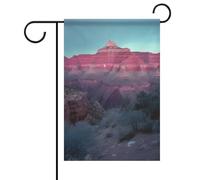 Bandiere da giardino su entrambi i lati, 31 x 46 cm, piccole bandiere da cortile per esterni, striscione per vacanze Grand Canyon, bandiera estiva da giardino in iuta per decorazione esterna patio