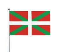 Bandiere Da Giardino The Basque Country Banner Giardino Impermeabile Bandiera Da Cortile Durevole Outdoor Bandiera Per Prato Fattoria Interno 90X150 CM