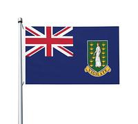 Bandiere Da Giardino The British Virgin Islands Con Occhielli Bandiera Pirata Resistente Alle Intemperie Bandierine Della Decorazione Per Celebrazione Conferenza Esterno 90X150cm