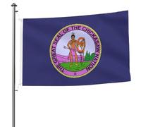 Bandiere Da Giardino The Chickasaw Nation Bandiera Da Cortile Durevole Banner Giardino Premium Outdoor Bandiera Per Prato Fattoria Cortile 90X150 Cm