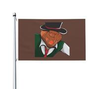 Bandiere Da Giardino The Dreaded Mr. Pumpkin Banner Giardino Antivento Bandiere Decorative Durevole Outdoor Bandiera Per Cortile Interno Fattoria 90X150 CM