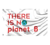 Bandiere Da Giardino The Is No Planet B Bandiera Da Cortile Lavabile Banner Giardino Premium Outdoor Bandiera Per Giardino Interno Celebrazione 90X150 CM