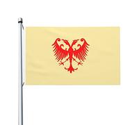 Bandiere Da Giardino The Serbian Empire Reconstruction Bandiera Da Cortile Premium Bandiere Decorative Impermeabile Banner Giardino Per Fattoria Interno Sport 90X150 Cm