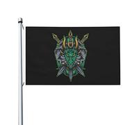Bandiere Da Giardino The Sword And The Dragon'S Head Pride Flag Premium Bandiere Da Cortile Colore Vivido Bandiera Dell'Orgoglio Per Portico Prato Festival 152X90CM