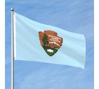 Bandiere Da Giardino The United States National Park Service Outdoor Bandiera Decorazione Bandiere Decorative Impermeabile Bandiera Da Cortile Per Cortile Fattoria Interno 90X150 CM