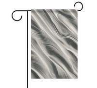 Bandiere da giardino trapuntate bianche primaverili estive 12 x 18 su entrambi i lati per esterni, bandiere stagionali all'aperto e striscioni per patio, cortile, terrazza, veranda, giardino, terrazza