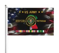 Bandiere Da Giardino Us Signal Corps Operation Desert Storm Veteran Bandiera Da Cortile Lavabile Banner Giardino Premium Outdoor Bandiera Per Interno Celebrazione Prato 90X150 CM