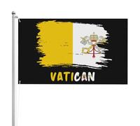 Bandiere Da Giardino Vaticano Il Vaticano Garden Flag Decorative Outdoor Flag Lavabile Bandiera Da Cortile Per All'Aperto Camera Da Letto Interno 90X150Cm