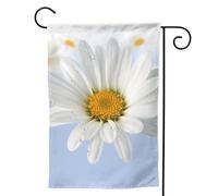 Bandiere da giardino verticale bandiera di benvenuto margherita bianca_76286123 bandiere su entrambi i lati bandiera decorativa per esterni per tutte le stagioni Holiday Yard fattoria 71,1 x 101,6 cm