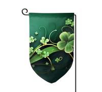 Bandiere da giardino verticali bifacciali per la festa di San Patrizio, 12 x 18 pollici, per la primavera e l'estate, decorazione da appendere all'esterno per il cortile in fattoria, taglia unica