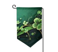 Bandiere da giardino verticali bifacciali per la festa di San Patrizio, 12 x 18 pollici, per la primavera e l'estate, decorazione da appendere all'esterno per il cortile in fattoria, taglia unica
