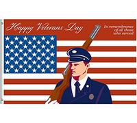 Bandiere Da Giardino Veterans Memorial Independence Day Honor American Soldier Stars Bandiere Da Cortile Colore Vivido Pride Flag Resistente Intemperie Bandiera Decorativa Per Esterno 152X90CM