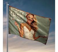 Bandiere da parete divertenti nel mio mondo dei sogni, forniture artistiche volano liberamente. Bandiera per studenti e atleti bandiera per esterni e decorazione (120 x 180 cm)