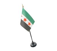 Bandiere da tavolo patriottiche siriane in colori vivaci da tavolo Piccole bandiere da tavolo per diplomatico e aziendale Piccola bandiera da scrivania patriottica
