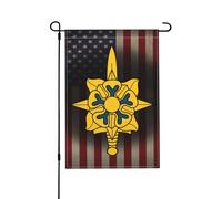Bandiere Decorative 30X45Cm Us Army Military Intelligence Corps Insignia Bandiere Da Giardino Interno Benvenuto Bandiera Per Feste, Tutte Le Stagioni, Cortile