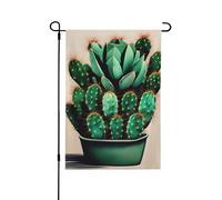 Bandiere decorative a forma di cactus per esterni, decorazione da giardino su entrambi i lati, per tutte le stagioni e le vacanze