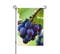 Bandiere decorative a forma di uva per esterni, decorazione da giardino su entrambi i lati, per tutte le stagioni e le vacanze