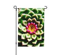 Bandiere decorative con cactus in fiore per esterni, decorazione da giardino su entrambi i lati, per tutte le stagioni e le vacanze