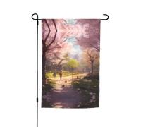Bandiere decorative da giardino stampate con quattro lune, adatte per balcone, patio, prato, cortile, festa della mamma, Natale, Halloween, decorazioni per le vacanze