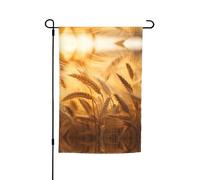Bandiere decorative da giardino stampate con spighe di grano, adatte per balcone, patio, prato, cortile, festa della mamma, Natale, Halloween, decorazioni per le vacanze