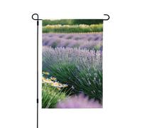 Bandiere decorative lavanda e margherita per esterni, decorazione da giardino su entrambi i lati per tutte le stagioni vacanze