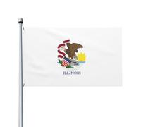 Bandiere decorative per esterni in poliestere, 9,1 x 1,5 m, resistente allo sbiadimento, asole in metallo, per esterni