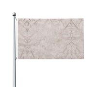 Bandiere decorative su entrambi i lati, bandiere decorative in marmo color oro rosa con occhielli, adatte per appendere in giardini e feste.