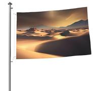 Bandiere del deserto del Sahara per esterni, 6 x 0,9 m, bandiera stagionale da giardino con occhielli bandiera esterna per decorazioni per la casa sfondo fotografico