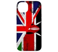Bandiere del Regno Unito e del Kenya - Kenya britannico Custodia per iPhone 14 Plus