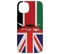 Bandiere del Regno Unito e del Kenya - Kenya britannico Custodia per iPhone 14 Plus