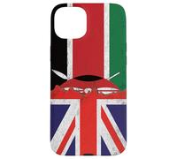 Bandiere del Regno Unito e del Kenya - Kenya britannico Custodia per iPhone 15 Plus