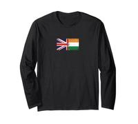 Bandiere del Regno Unito e dell'India - British Indian Maglia a Manica