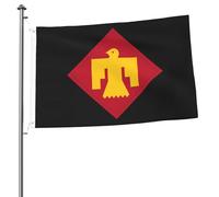 Bandiere della 45a Brigata di Fanteria dell'Esercito degli Stati Uniti per esterni, 2x3 piedi, bandiera bifacciale resistente per decorazioni da giardino, casa, cortile, festival, bandiera di benvenut