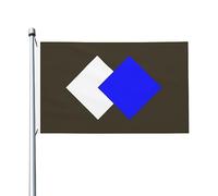Bandiere della 96a Divisione di Fanteria Ssi per esterni, 3x5 piedi, bandiera in poliestere resistente bifacciale per decorazioni da giardino, casa, cortile, festival, bandiere di benvenuto