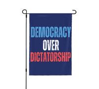 Bandiere della democrazia contro la dittatura, bandiera anti-idiota, cartello da 12x18 metri, striscione bifacciale, senza asta portabandiera