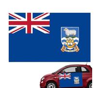 Bandiere delle Isole Falkland | Bandiera della barca e della casa sull'albero con maniche | Bandiera britannica Union Jack Flag, commemorazione della guerra delle Falkland, decorazioni del Giubileo de