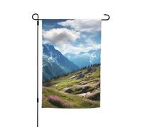 Bandiere delle montagne per esterni, 30,5 x 45,7 cm, stampa su entrambi i lati, bandiera da giardino per esterni, bandiera per vacanze con occhielli, bandiera per casa, cortile, per fattoria, prato