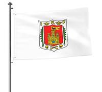 Bandiere Dello Stato Del Messico Tlaxcala Garden Flag Con 2 Occhielli Bandiere Da Giardino Resistente Alle Intemperie Bandiere Di Benvenuto Decorazione Per All'Aperto Fattoria Esterni 90X152Cm