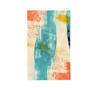 Bandiere di arte della pittura ad olio 3x5 FT arte moderna giardino bandiera banner doppio lato per casa cortile esterno interno festa decorativa