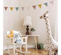 Bandiere Di Bandiera Di Stendardi | Garland Bandiera Del Triangolo Lavabile A Fiocchi Di Fiocco Di Scuola Materna 100% CATENA A BENTANO DI COTON IN TULLE | Arredamento Per Camera Da Letto Per Bambini