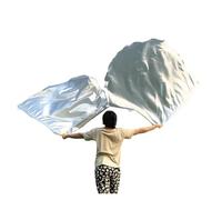 Bandiere di culto, Danza Culto Lode Chiesa Bandiere Banderas De Multicolor(Silver)